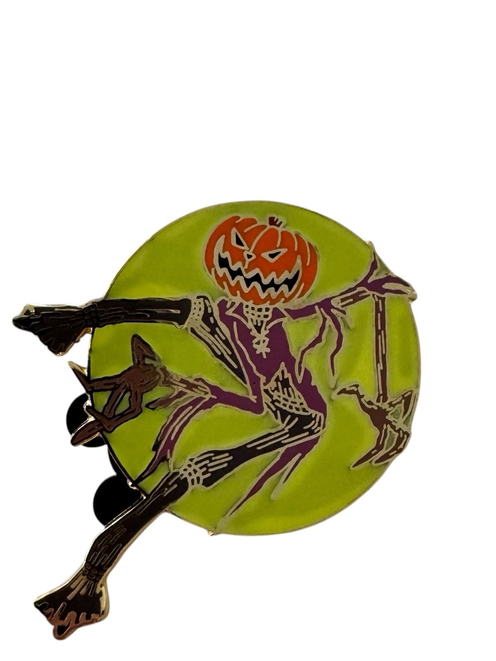 Disney Pin Nightmare Before Christmas Jack Skellington Pumpkin Scarecrow LE 250